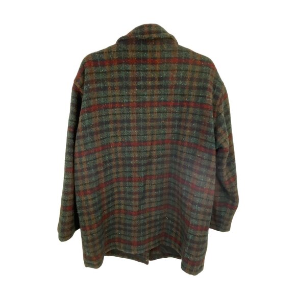 Woolrich Men's Rugged Outdoorwear Plaid Wool Jacket M - Picture 6 of 7